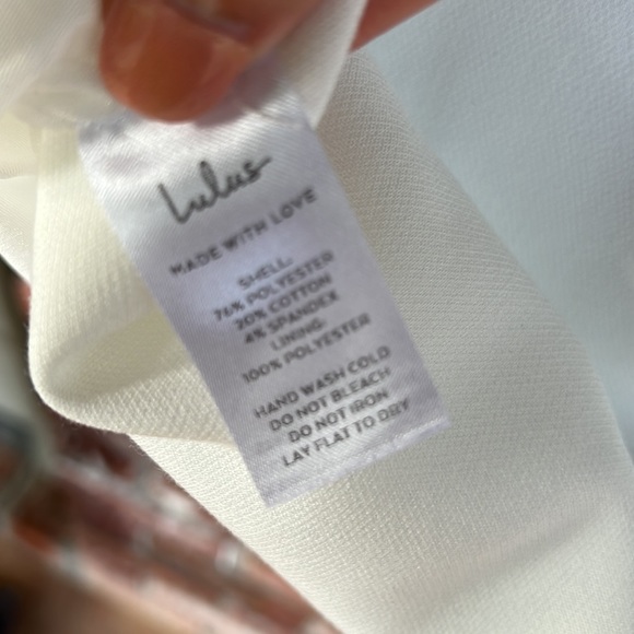 Lulus off white midi dress Size Medium - Picture 7 of 7